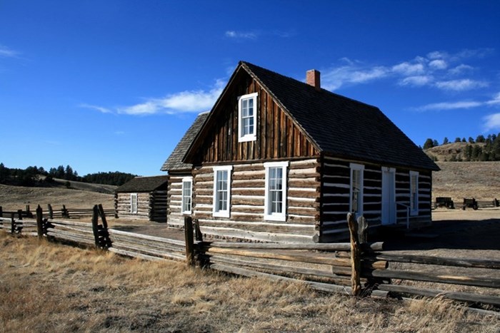 Photo of the Hornbek Homestead in Colorado, one of the last claims to be filed under the Homestead Act