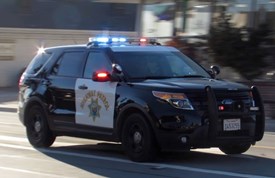 carro de patrulla de carreteras de Caifornia